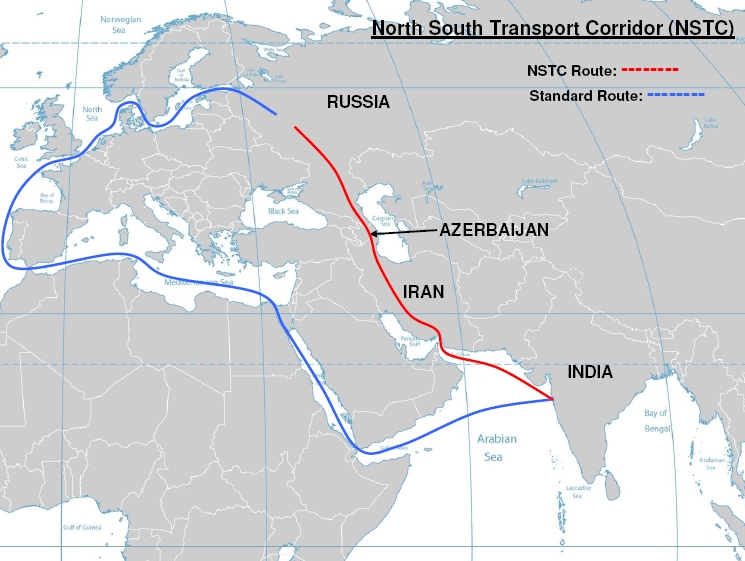 What is the International North–South Transport Corridor (INSTC)?